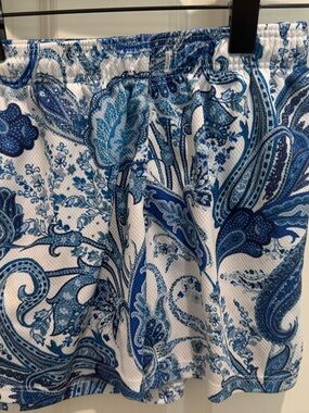 The Drip Shop - Blue & White Paisley Skirt